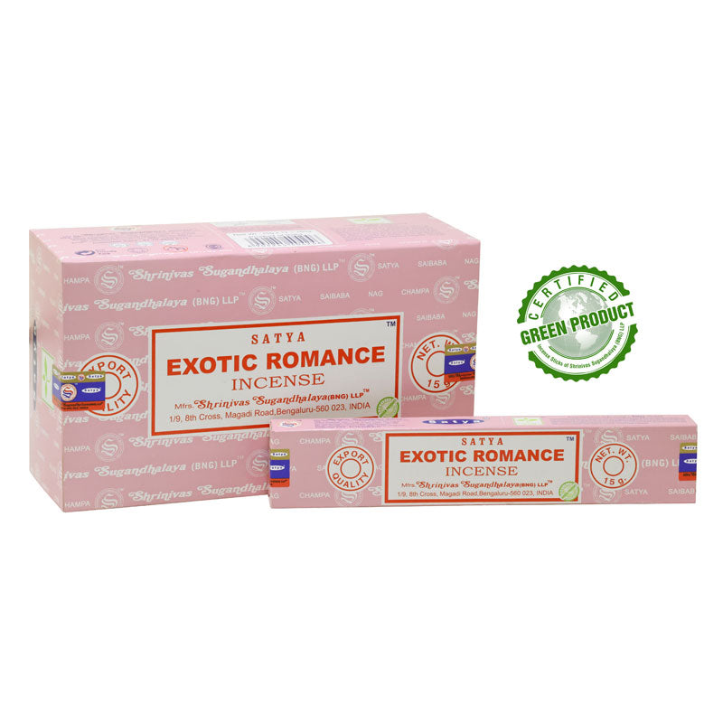 Satya - Exotic Romance (Exotische Romantik) - Räucherstäbchen 15 g