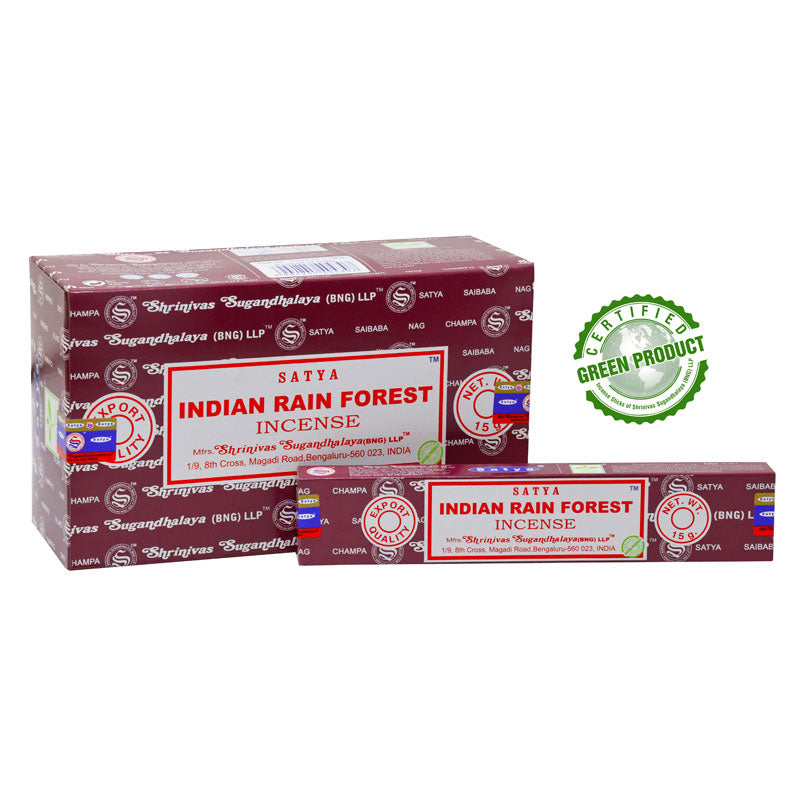 Satya - Indian Rain Forest (Indischer Regenwald) - Räucherstäbchen 15 g