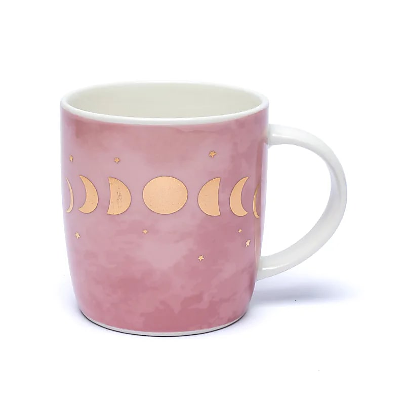 Teetasse mit Sieb & Deckel – Mondphasen - 400 ml