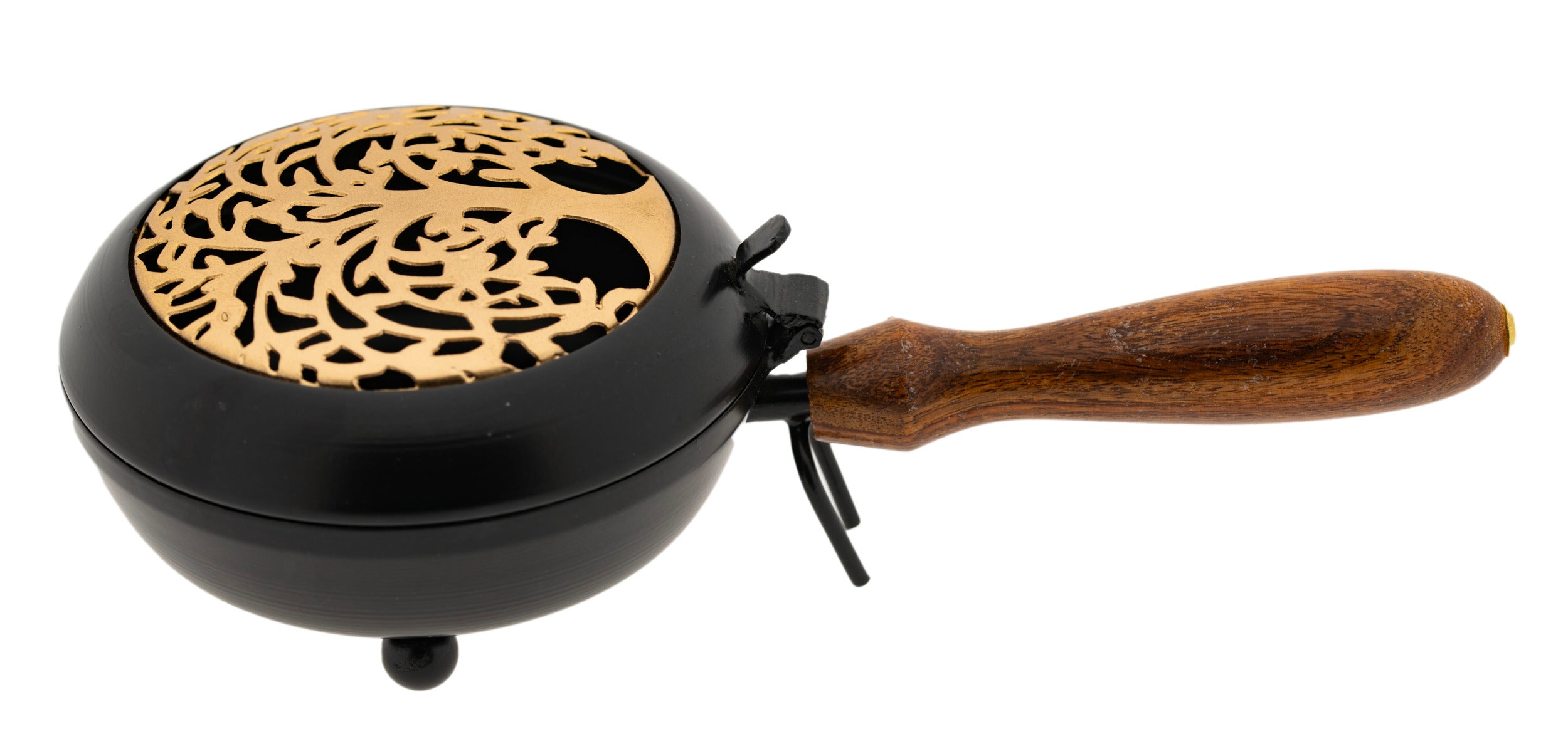 Tragegefäß - Yggdrasil - Eisen mit Holzgriff