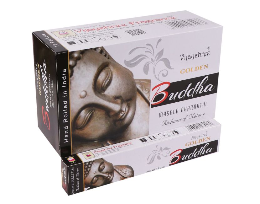 Vijayshree - Golden - Buddha - Räucherstäbchen 15 g