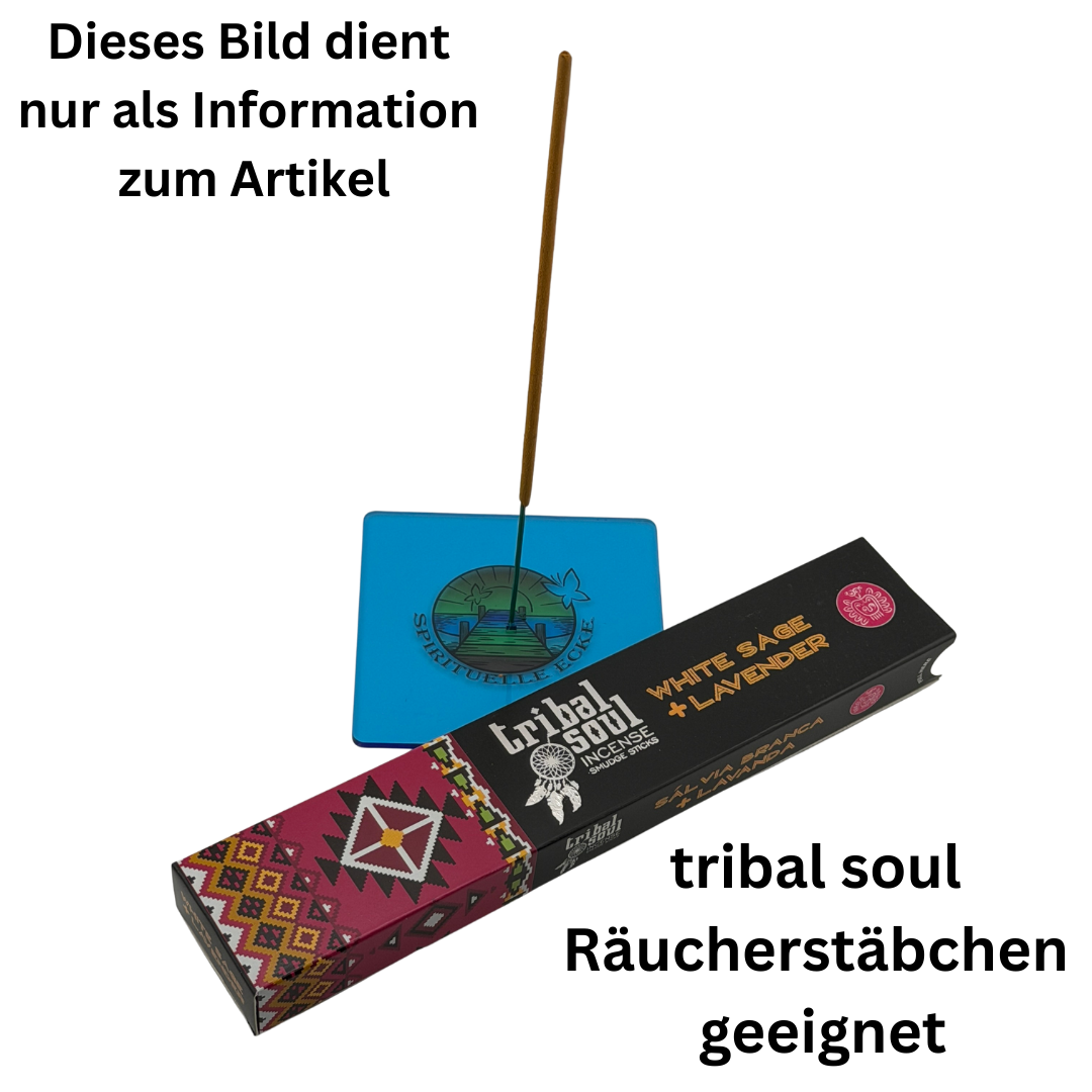 Ahnenschädel – Motiv 2 | Abstrakter Räucherstäbchenhalter aus Acryl - 10 × 10 cm