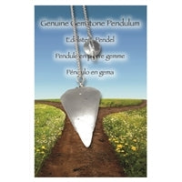 Erleuchtung – Pendel Bergkristall mit Kette & Pendel-Tafel