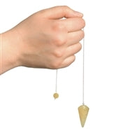 Pendel Calcit (orange) "Tatkraft"