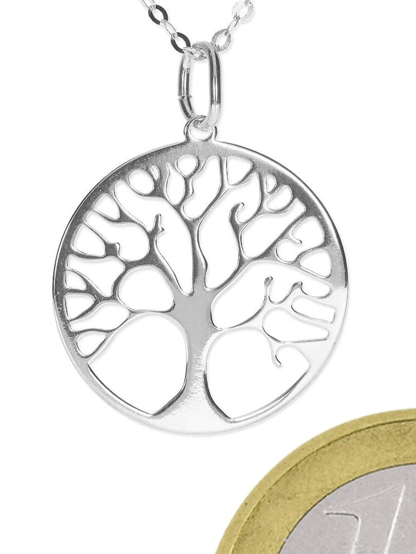 Baum des Lebens (ø 15) inkl. Ankerkette L 45 cm, 925 Silber
