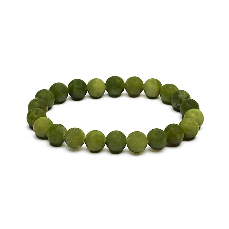 Mala/Armband Xinyi Jade elastisch 8 mm Kugeln