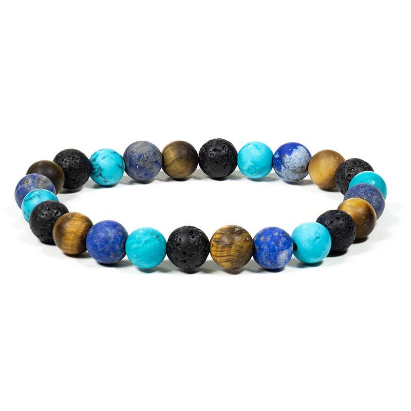 Armband Steinmix 8 mm Kugeln