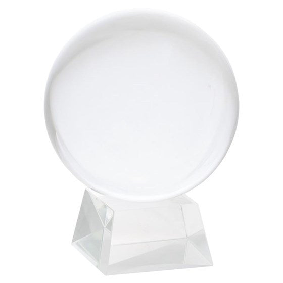 Kristallkugel 15 cm + Glasfuß