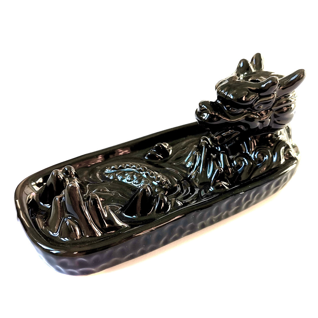 Brunnen Räuchergefäß - Drache im Berg (Backflow Burner)