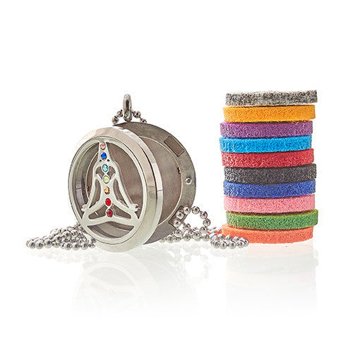 Aroma Diffusor Halskette - Yoga Chakra - 30mm