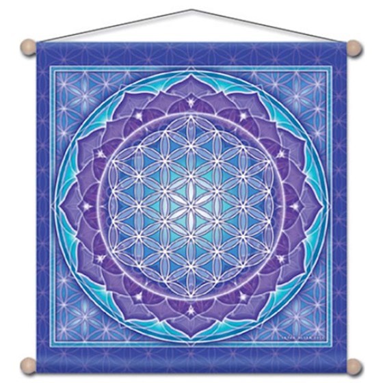 Wandschmuck für Meditation Blume des Lebens - 37.5x37.5 cm