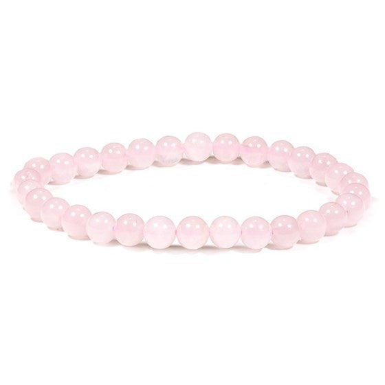 Armband Rosenquarz 5 mm Kugeln