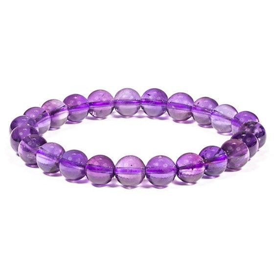 Armband Amethyst 8 mm Kugeln