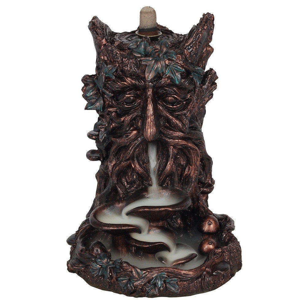 Bronze-Effekt-Baummann - Räucherrückfluss-Brenner (Backflow Incense Burner)