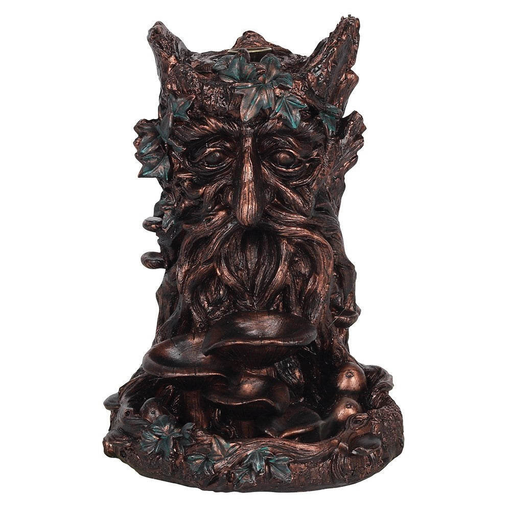 Bronze-Effekt-Baummann - Räucherrückfluss-Brenner (Backflow Incense Burner)