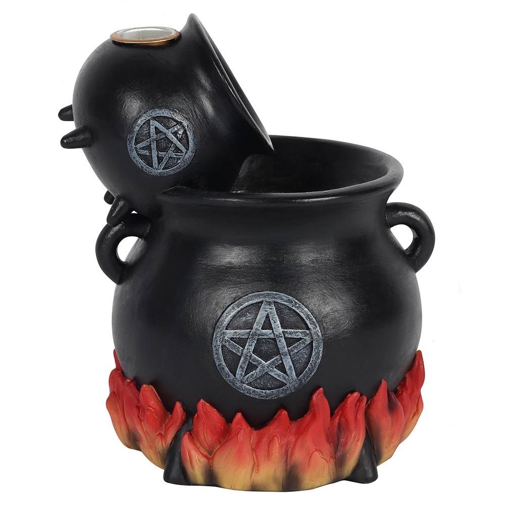 Beleuchteter Hexenkessel - Räucherrückfluss-Brenner (Backflow Incense Burner)