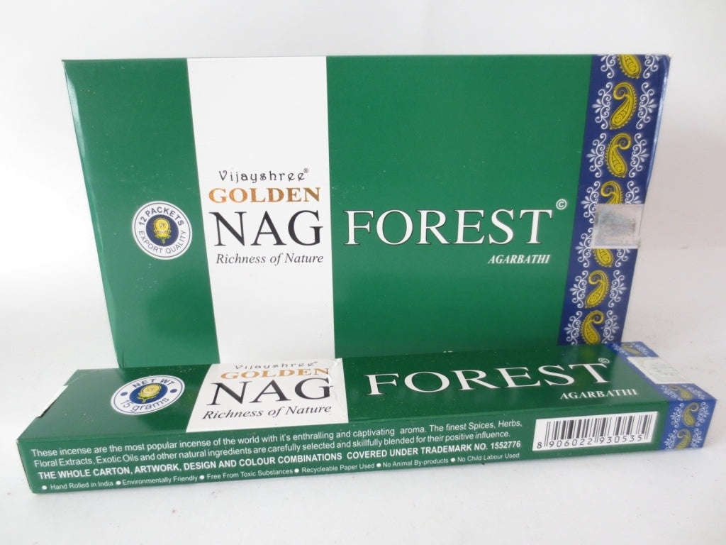 Vijayshree - Golden Nag Forest (Wald) - Räucherstäbchen 15 g