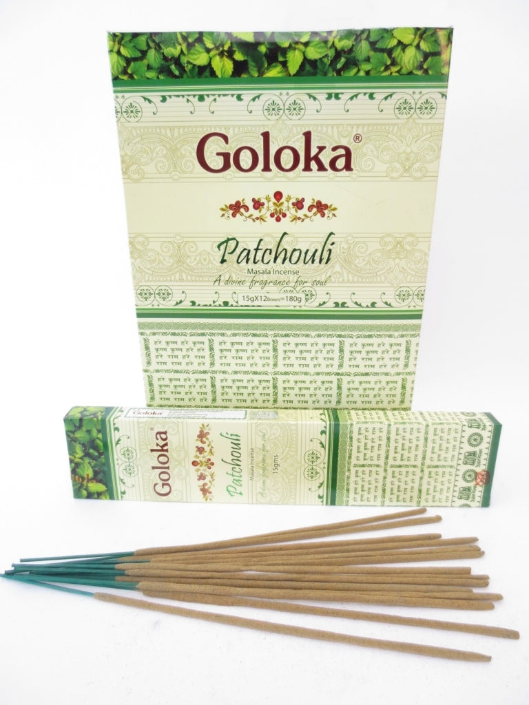 Goloka Patchouli - Räucherstäbchen 15 g