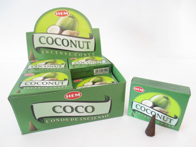 HEM Coconut (Kokosnuss) - Räucherkegel ca. 16 g