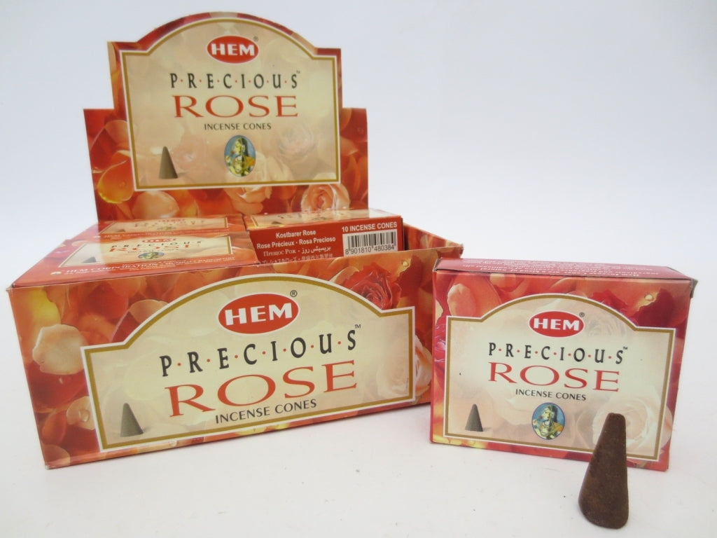 HEM Precious Rose (Kostbare Rose) - Räucherkegel ca. 16 g