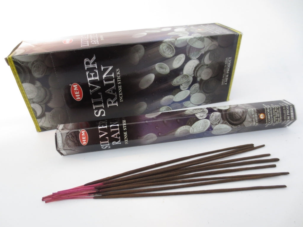 HEM Silver Rain (Silberner Regen) - Räucherstäbchen ca. 25 g