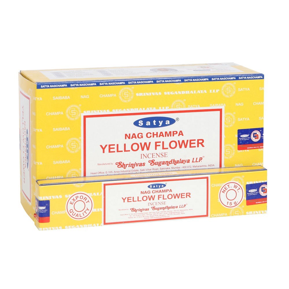 Satya Yellow Flower (Gelbe Blume) - Räucherstäbchen 15 g