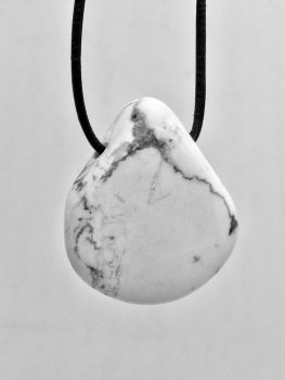 Magnesit, Simbabwe, Trommelstein-Anhänger