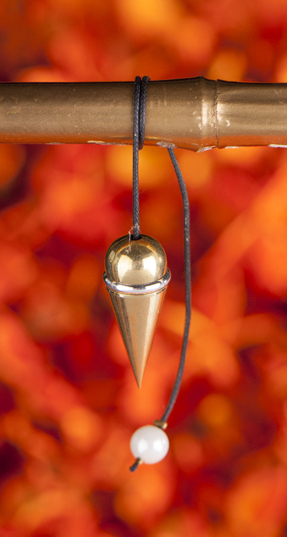 Schraubpendel, Messing poliert