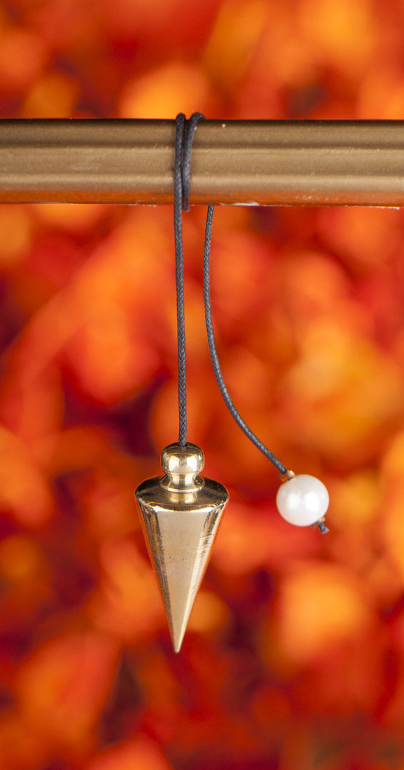 Schraubpendel, Messing poliert