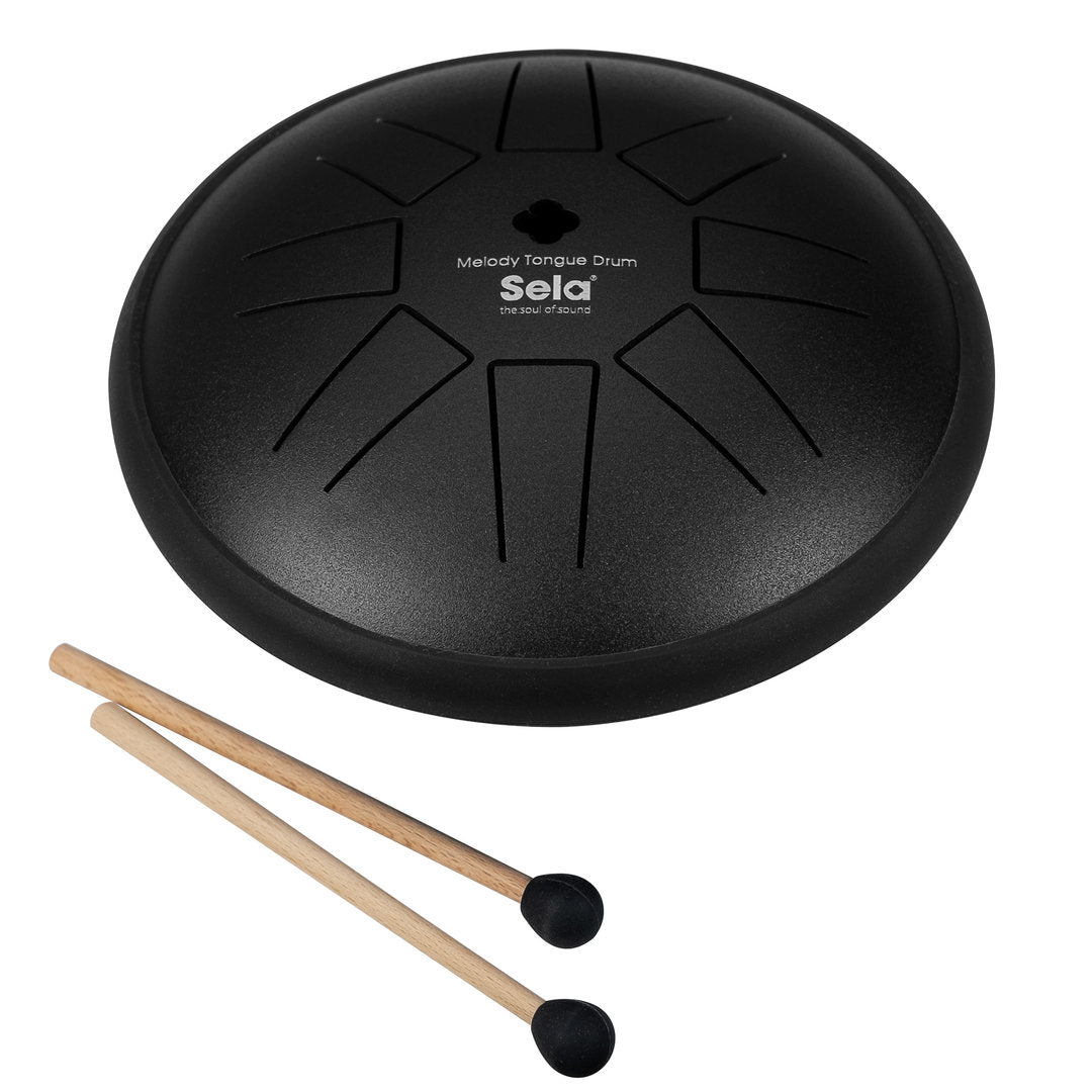 Sela Melody Tongue Drum 6“ C Major Black