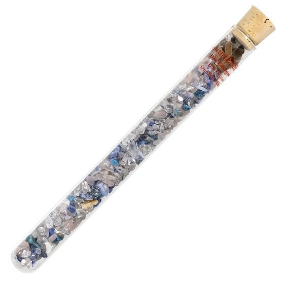 5. Chakra Visuddha-Chakra Halschakra, Kehlchakra - quintESSENCE Edelsteinwasser-CHAKRA-Stab ca. 100 g