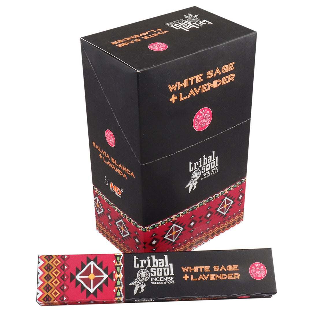 Tribal Soul - White Sage & Lavender ( Weißer Salbei & Lavendel) - Räucherstäbchen 15 g
