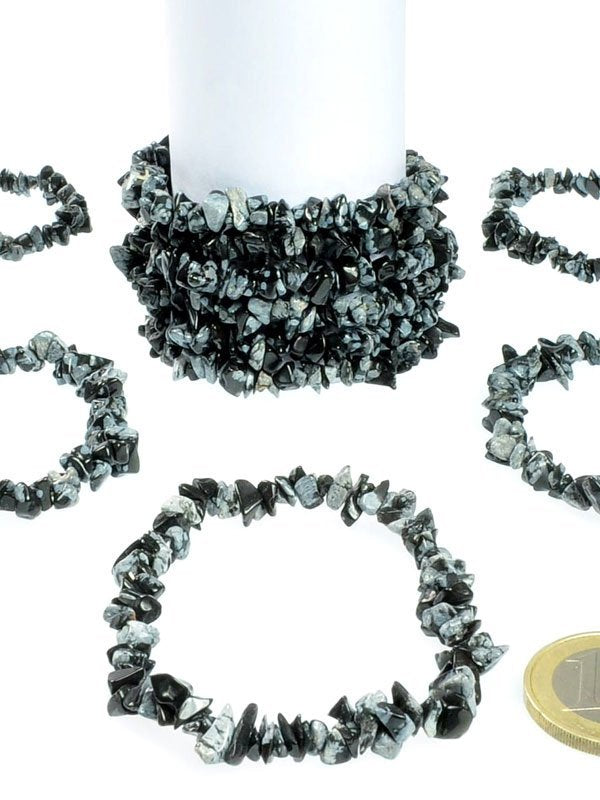 Schneeflockenobsidian, Splitterarmband