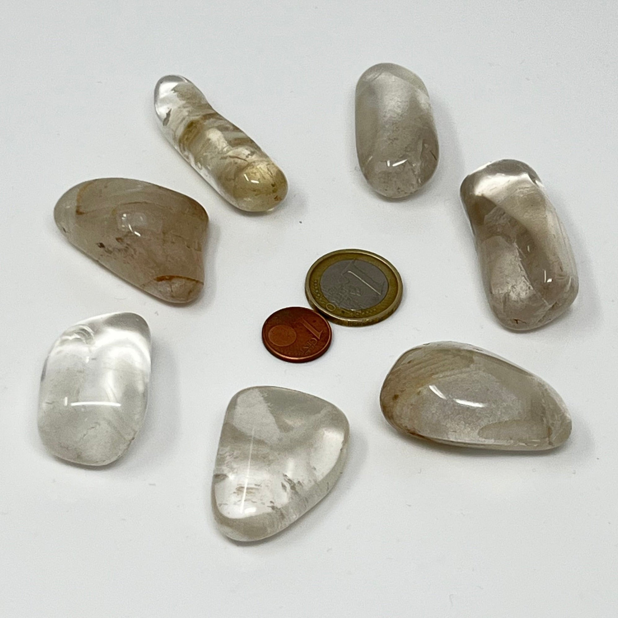 Phantomquarz - Trommelstein - Größe 2,5-5 cm