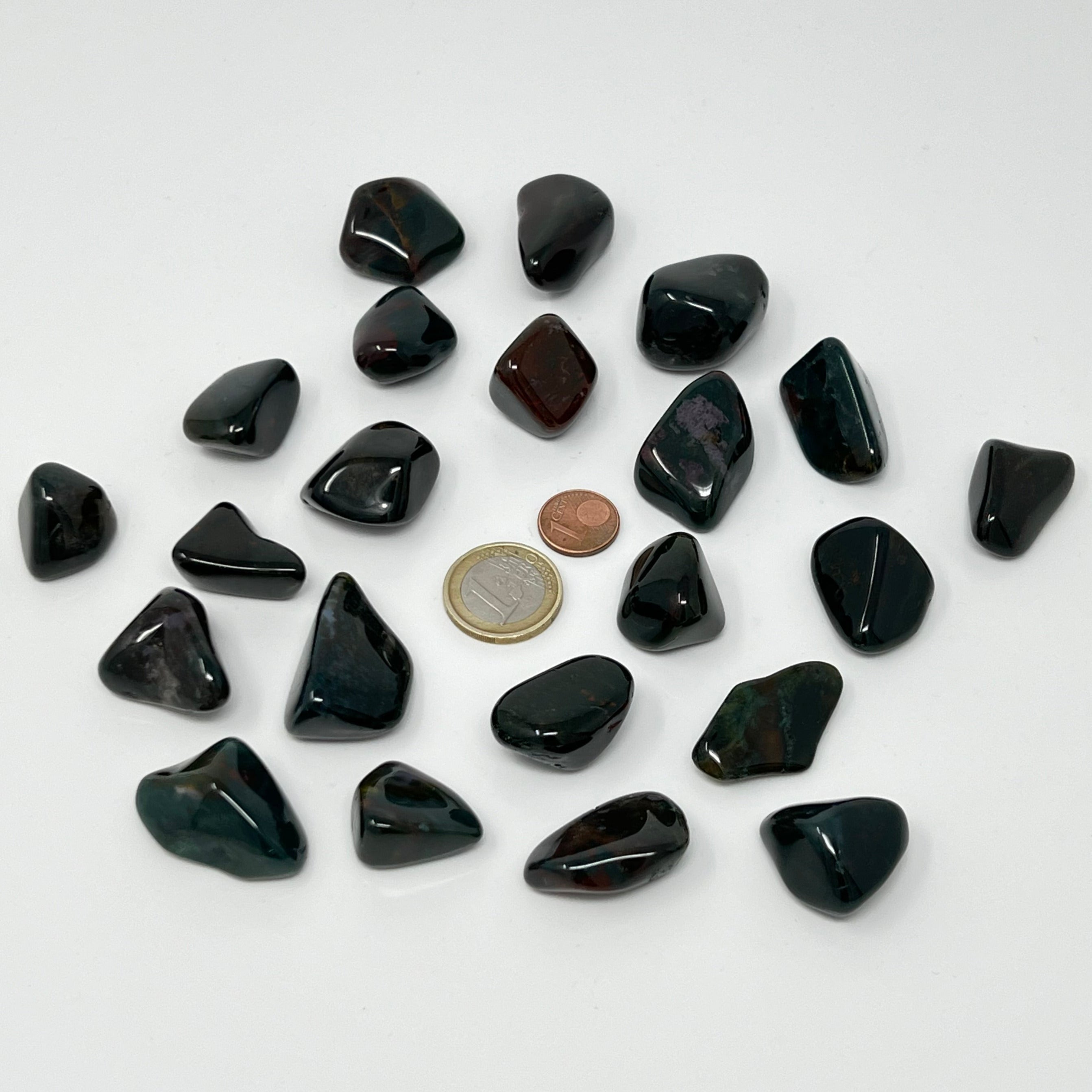 Heliotrop - Trommelstein - Größe 2-3 cm