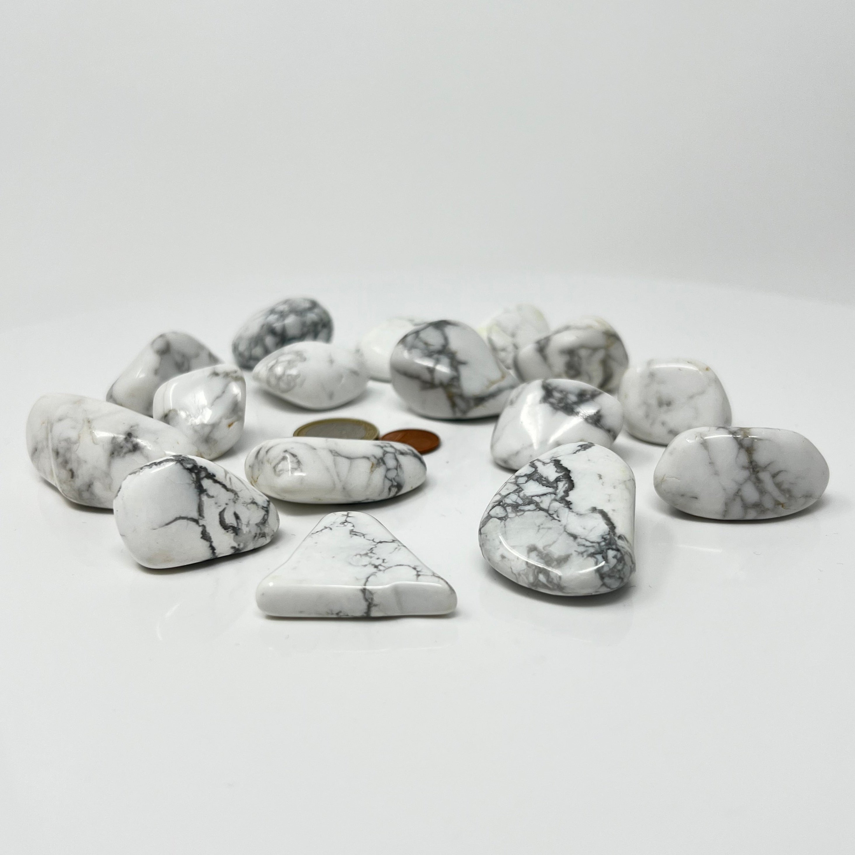 Magnesit - Trommelstein - Größe 3-5 cm