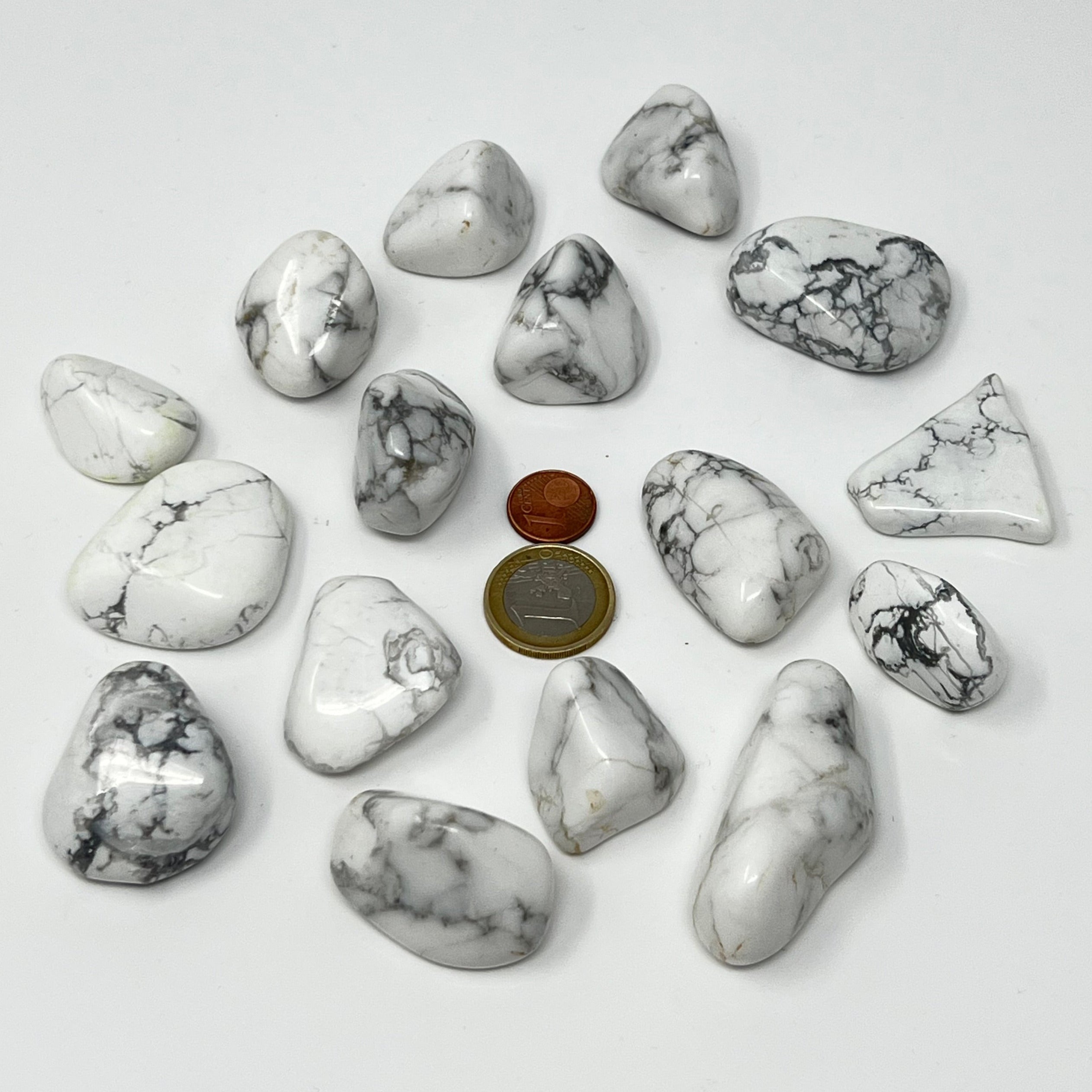 Magnesit - Trommelstein - Größe 3-5 cm