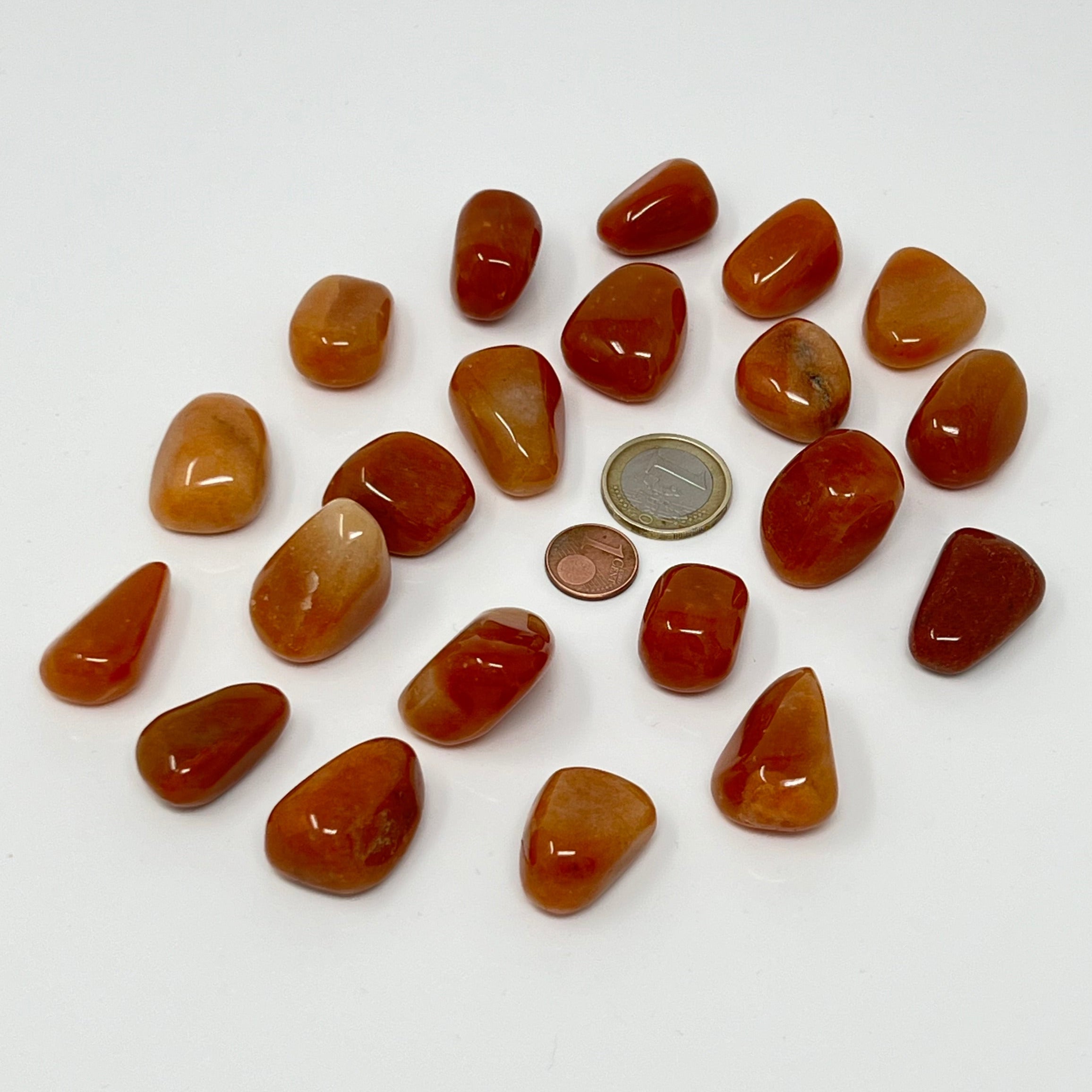 Aventurin Orange - Trommelstein - Größe 1,5-3 cm