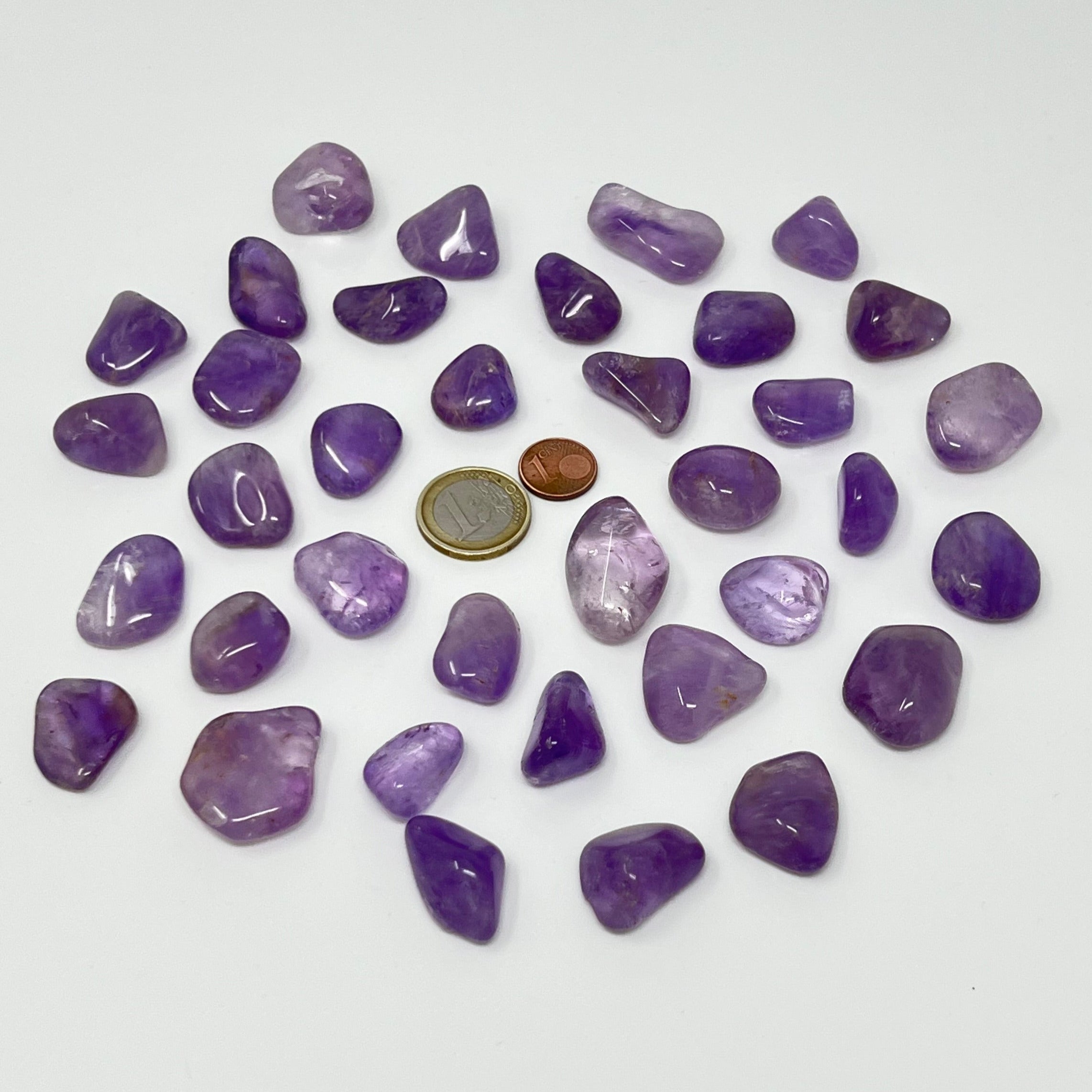 Amethyst hell - Trommelstein - Größe 1,5-3 cm