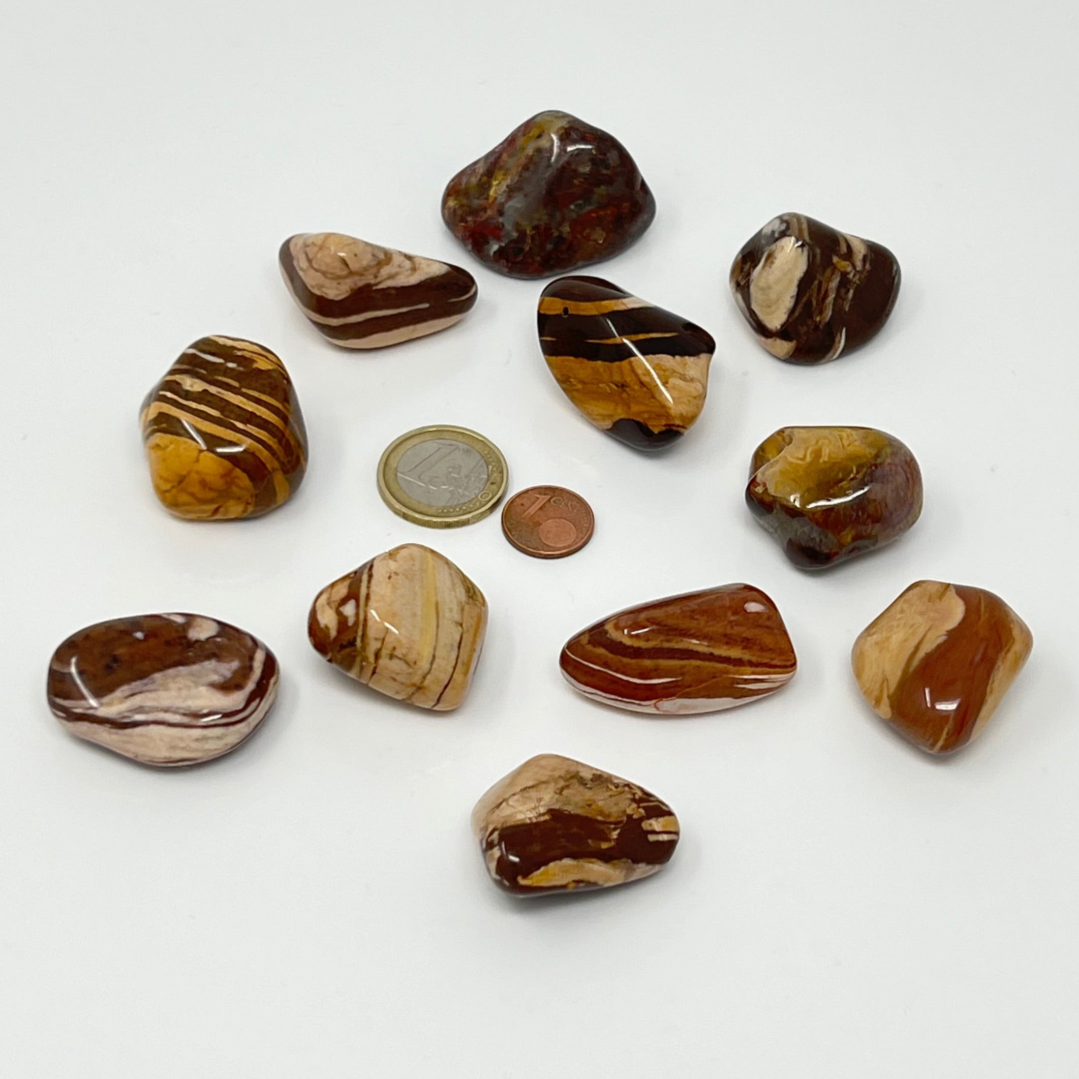 Cappuccino Jaspis - Trommelstein - Größe 3-4 cm