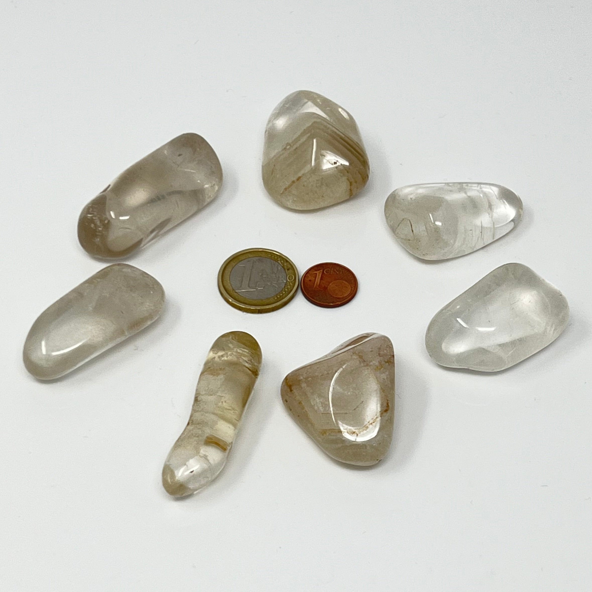 Phantomquarz - Trommelstein - Größe 2,5-5 cm