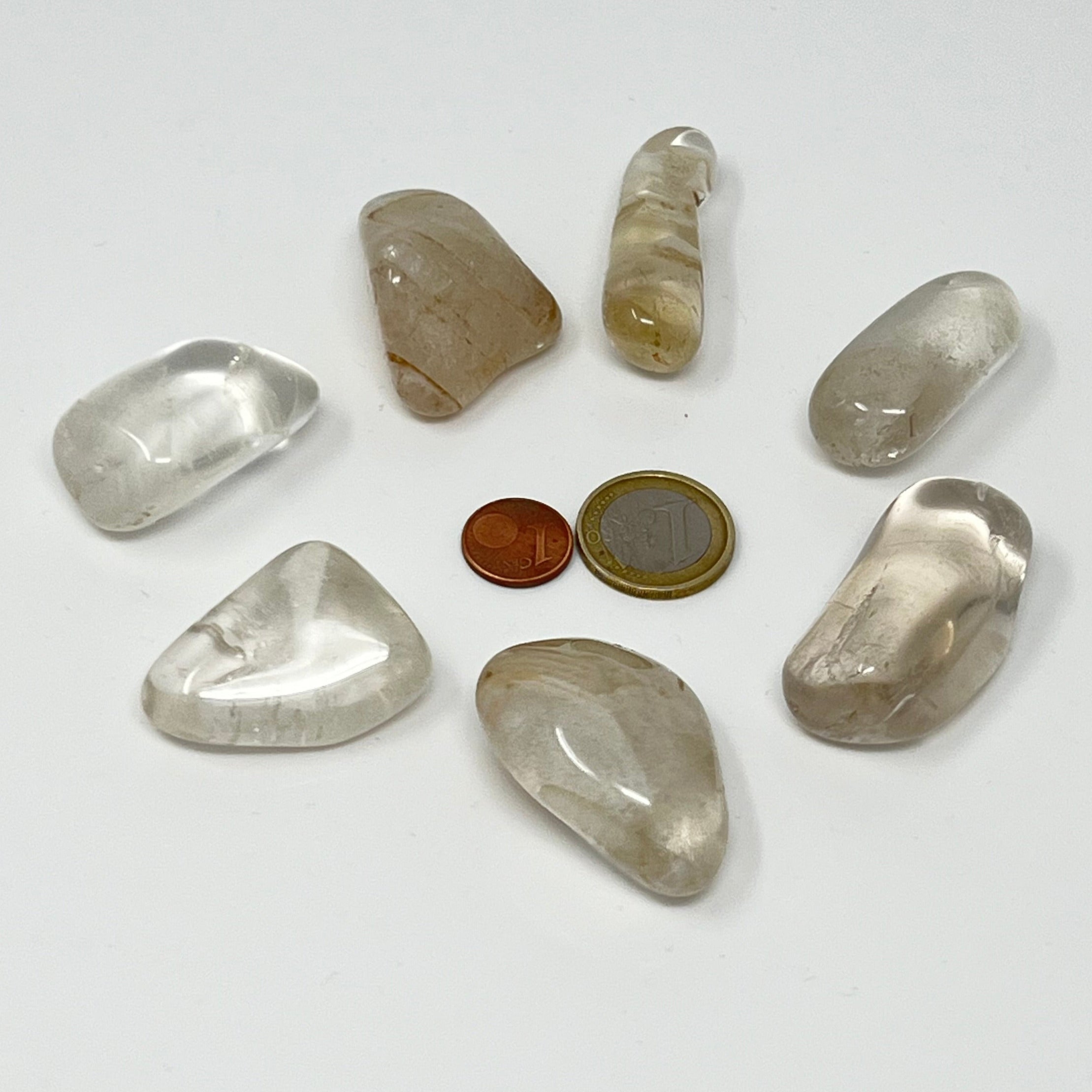 Phantomquarz - Trommelstein - Größe 2,5-5 cm