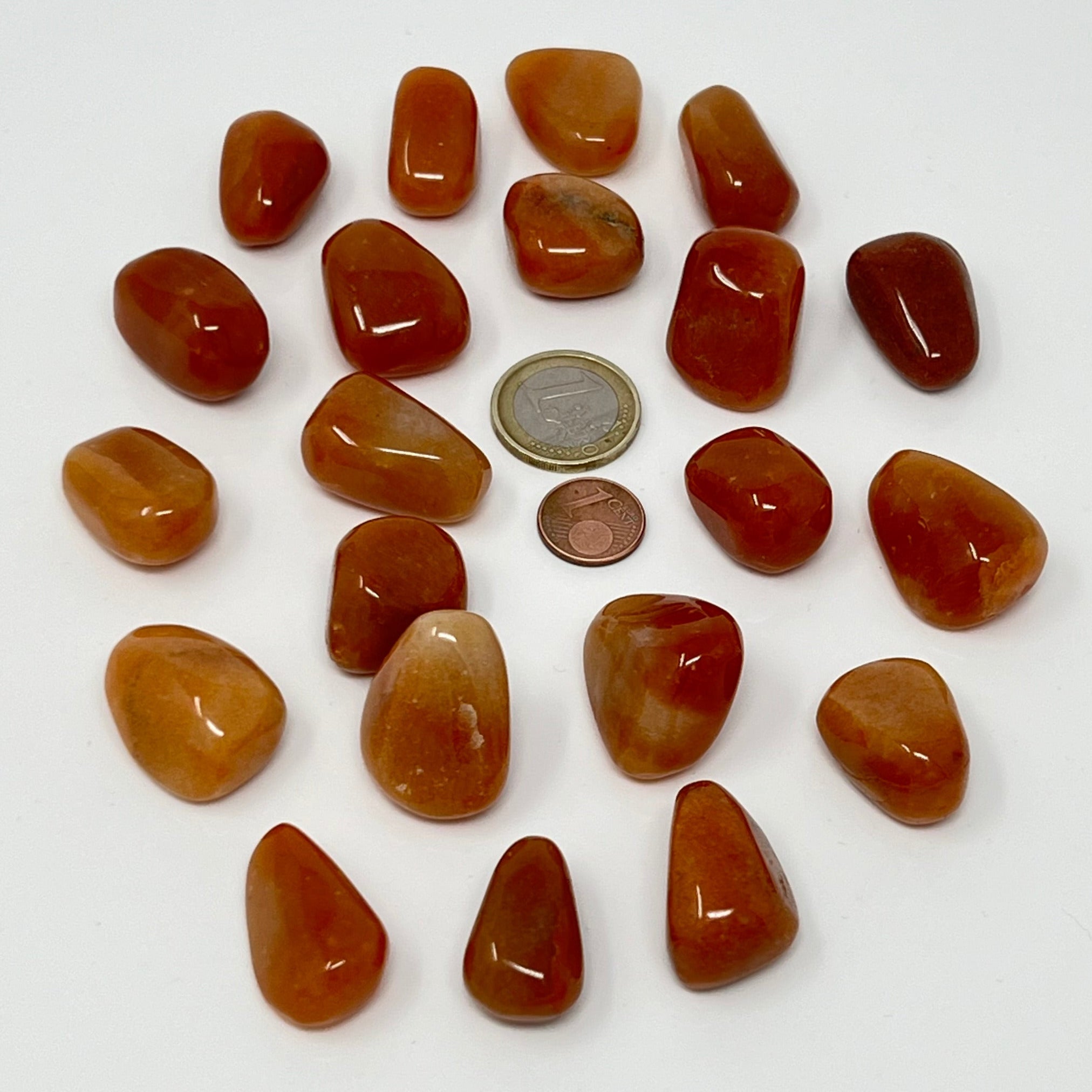 Aventurin Orange - Trommelstein - Größe 1,5-3 cm