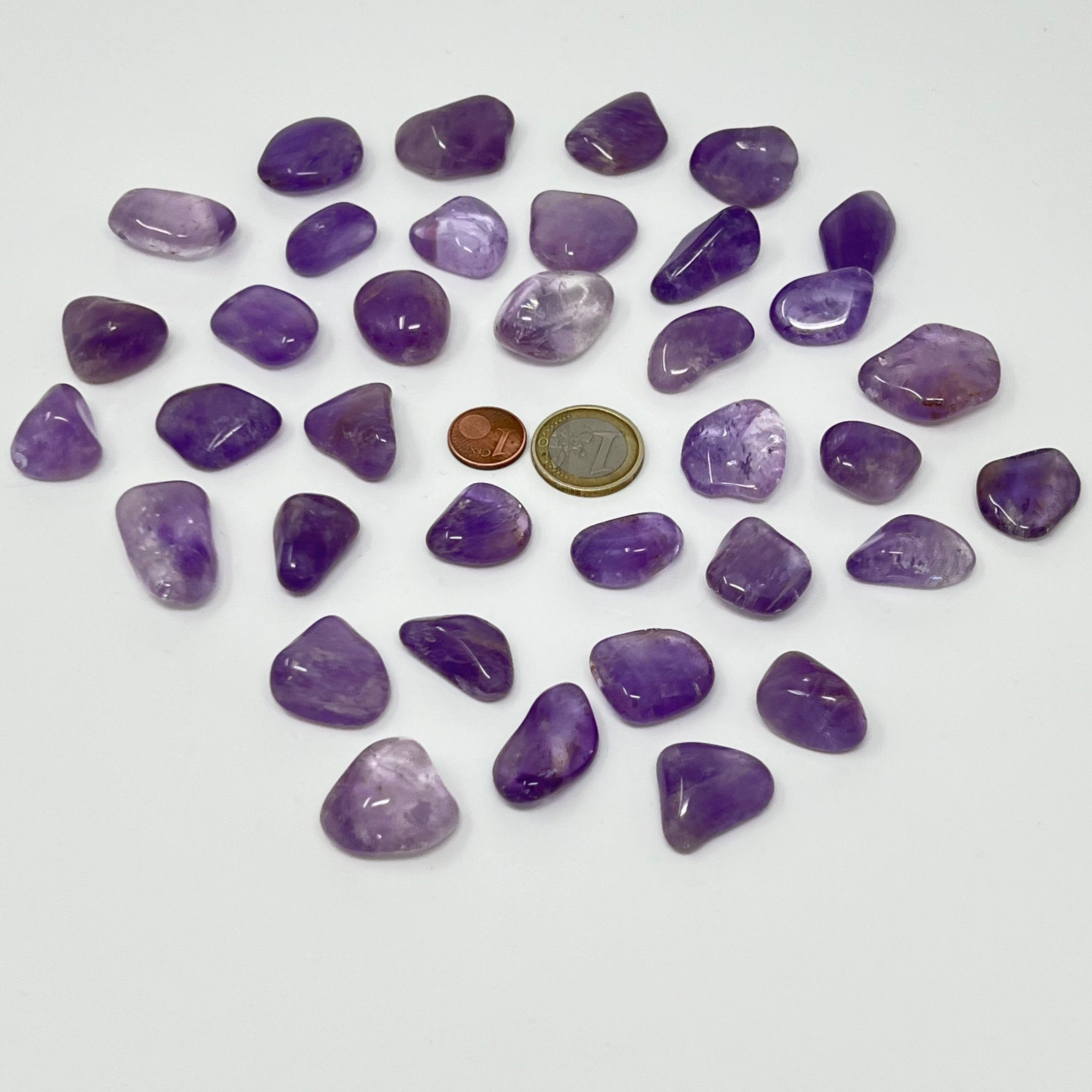 Amethyst hell - Trommelstein - Größe 1,5-3 cm