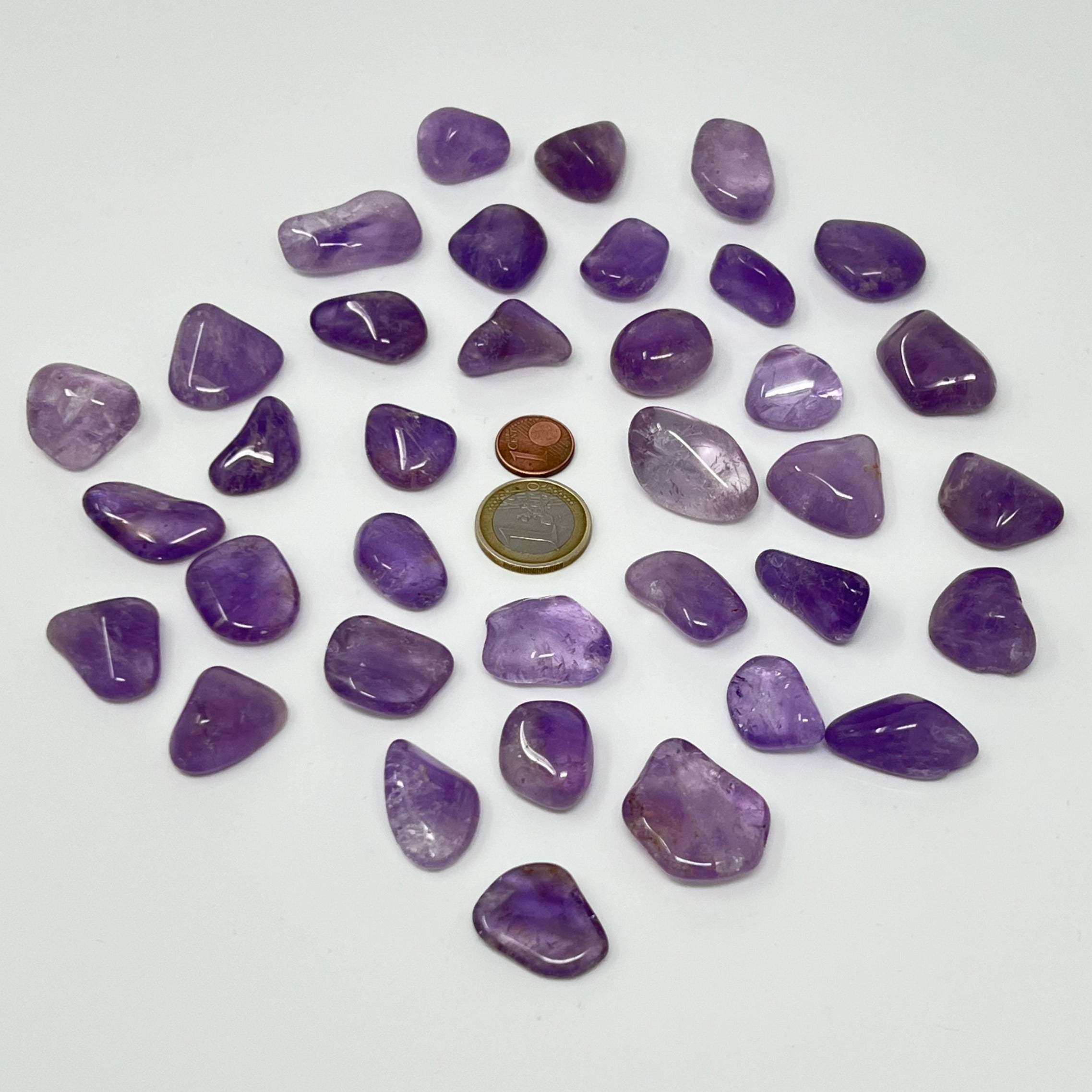 Amethyst hell - Trommelstein - Größe 1,5-3 cm