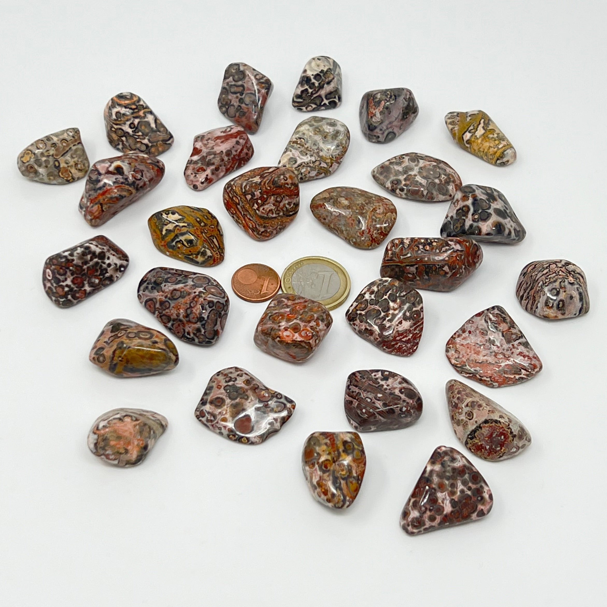 Leopardenstein - Trommelstein - Größe 2-3 cm