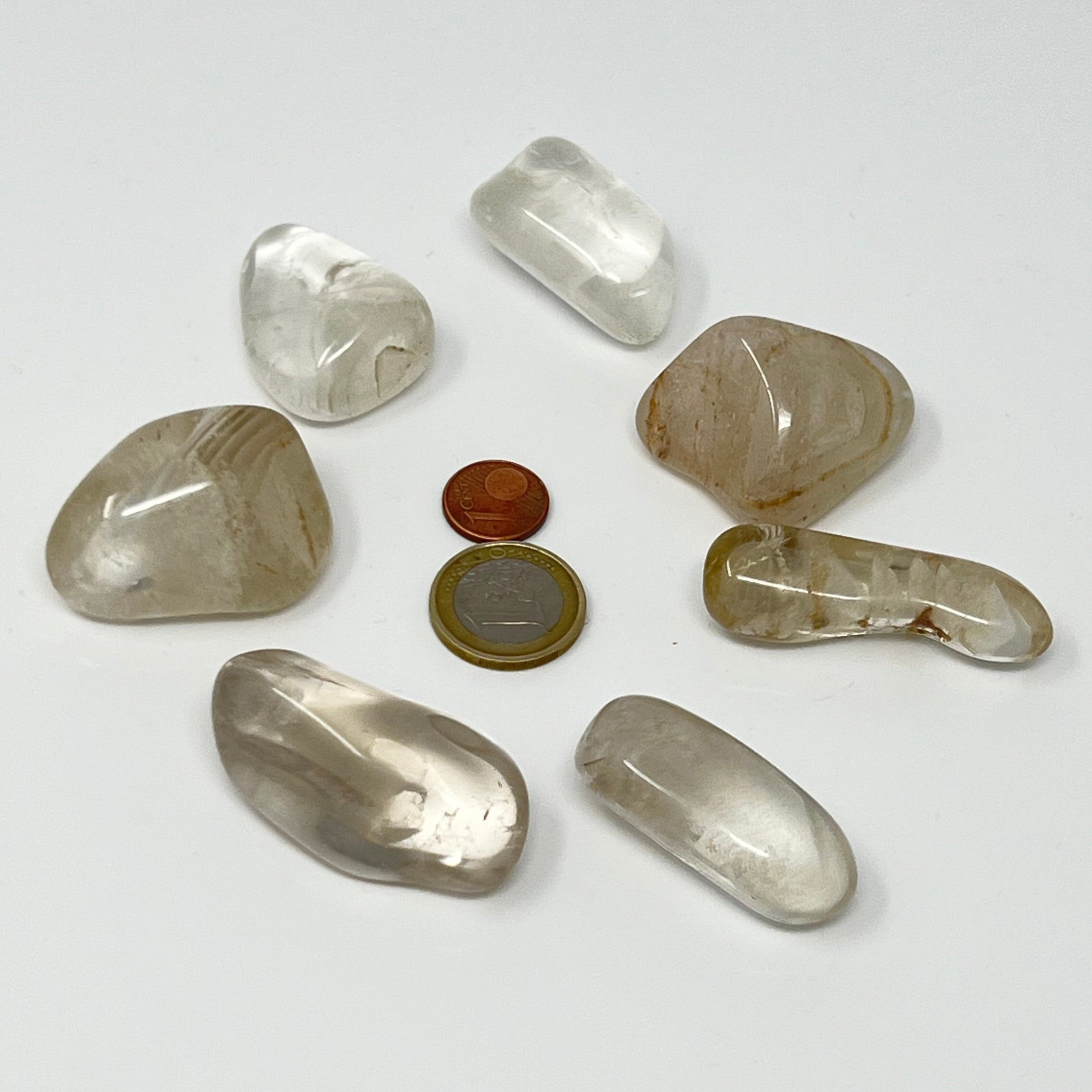 Phantomquarz - Trommelstein - Größe 2,5-5 cm