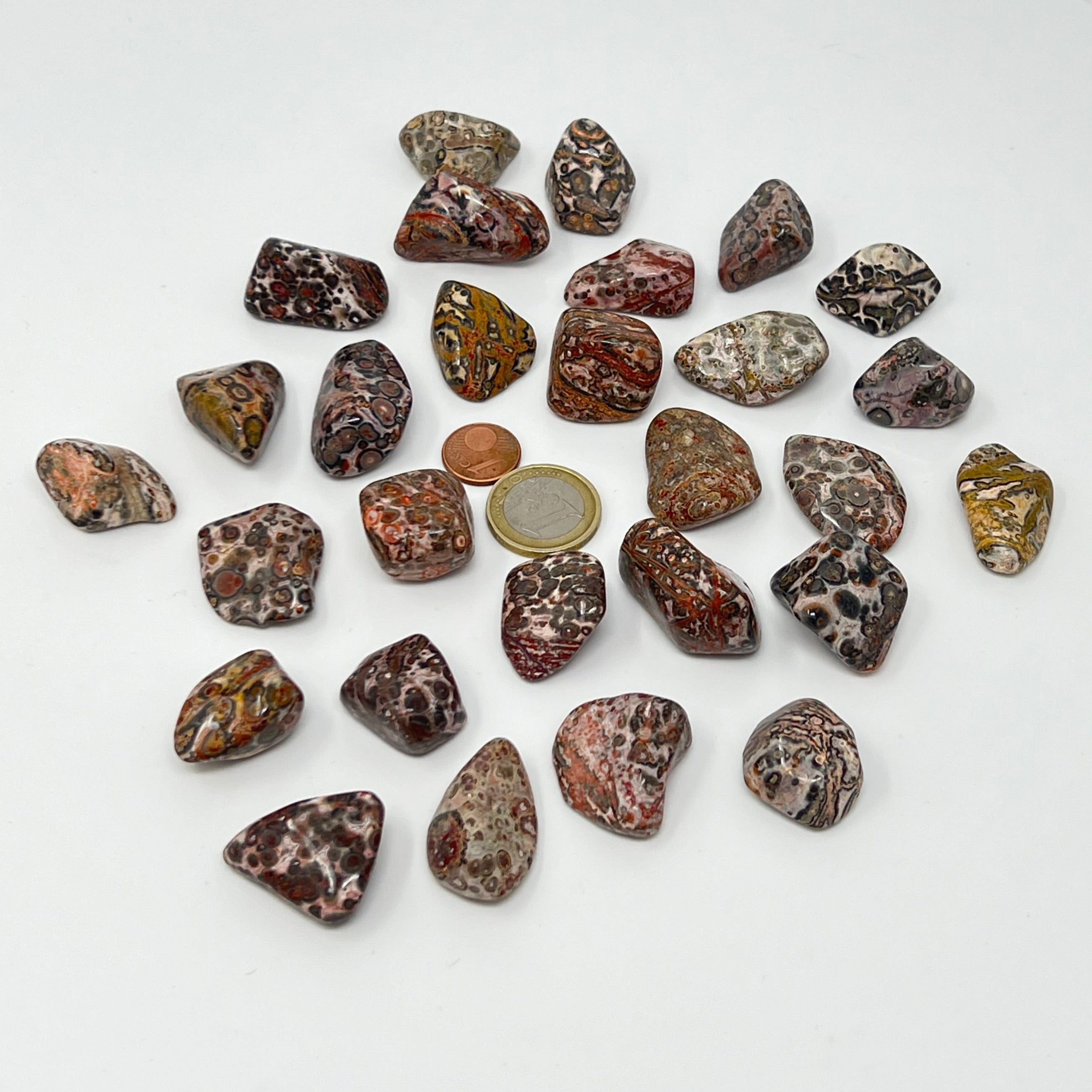 Leopardenstein - Trommelstein - Größe 2-3 cm