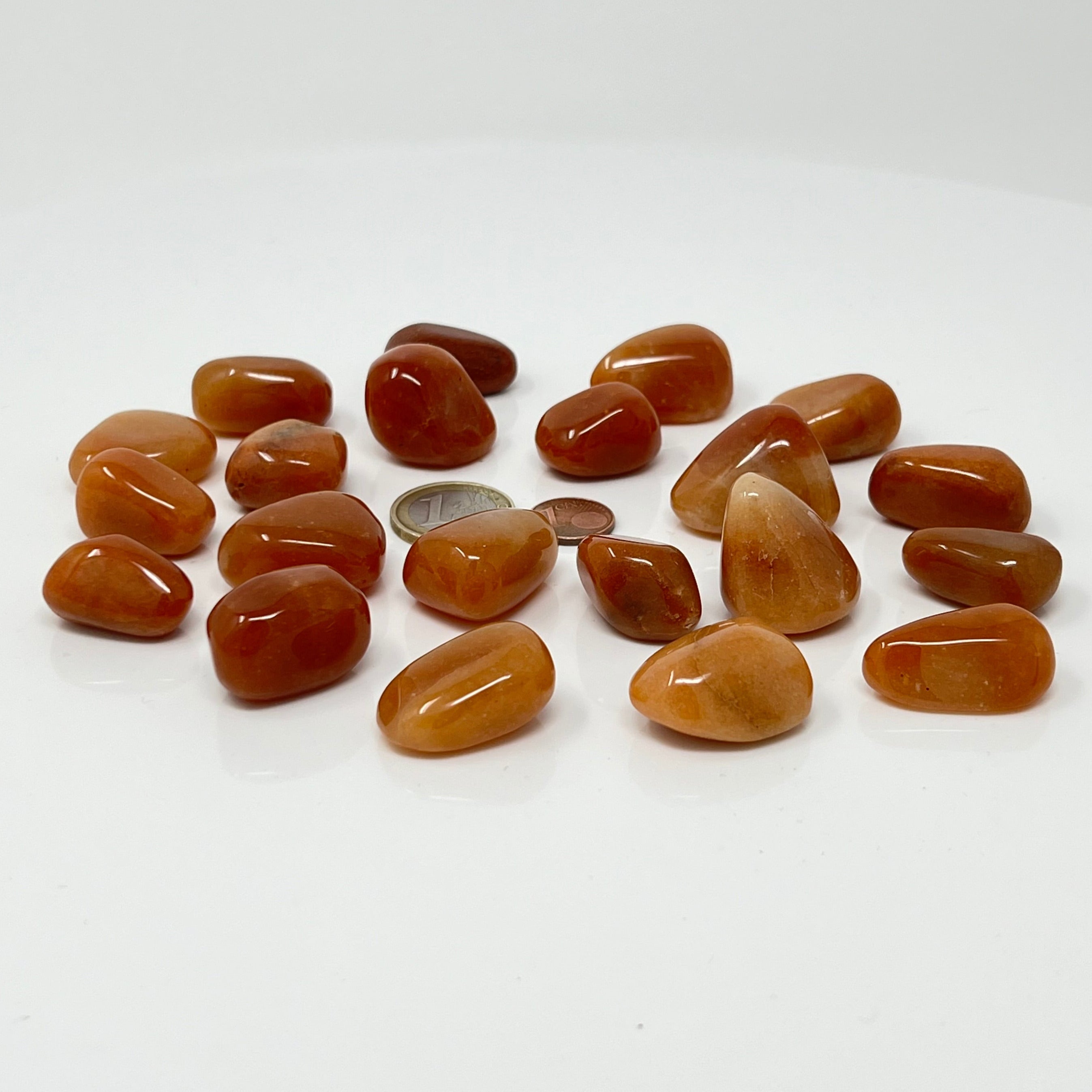Aventurin Orange - Trommelstein - Größe 1,5-3 cm