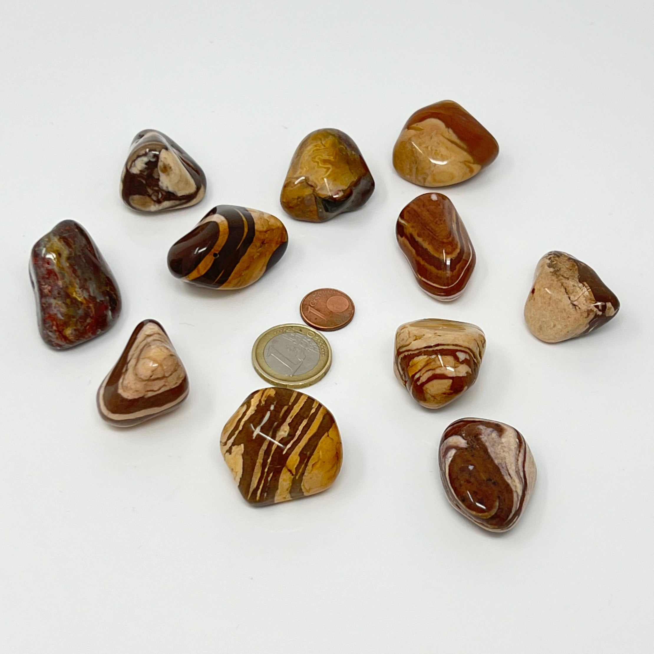 Cappuccino Jaspis - Trommelstein - Größe 3-4 cm
